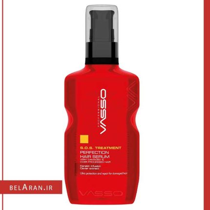 سرم مو ترمیم کننده اورژانسی واسو-محصولات واسو-ترمیم کننده مو واسو-خرید لوازم آرایش اورجینال-بلاران VASSO WOMEN Emergency Rescue Split End Repair Serum with Keratin for Extremely Damaged Hair -hair Serum 100 ml belaran