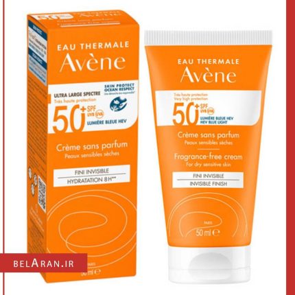 ضدآفتاب فلویید آبرسان 8 ساعت اون مناسب پوست خشک و حساس-محصولات اون-خرید لوازم آرایش اورجینال-بلاران Avene Ultra Large Spectre Cream SPF50 fini invisible belaran
