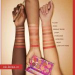 پالت سایه تارت-محصولات تارت-آرایشی تارت-خرید لوازم آرایش اورجینال-بلاران tarte Dare To Live Eye Set Neutral Palette And Eyebrush Full Size NIB belaran