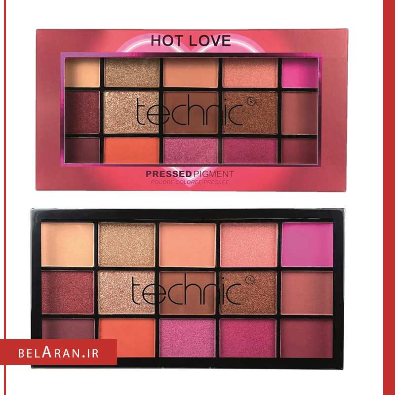 پالت سایه هات لاو تکنیک-محصولات تکنیک-خرید لوازم آرایش اورجینال-بلاران-index_belaranlux.com پالت سایه هات لاو تکنیک-محصولات تکنیک-خرید لوازم آرایش اورجینال-بلاران Technic 15 Color Eyeshadow Palette Hot Love belaran