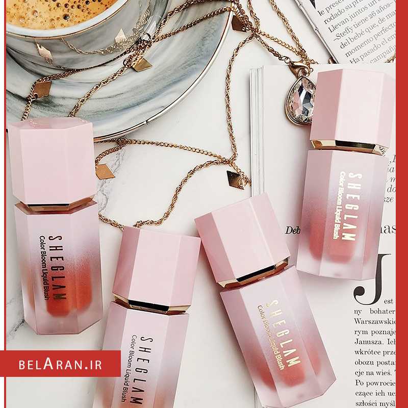 رژگونه مایع شیگلم کالر بلوم لاو کیک-خرید رژگونه شیگلم-محصولات شیگلم-خرید لوازم آرایش اورجینال-بلاران-index_belaranlux.com رژگونه مایع شیگلم کالر بلوم لاو کیک-خرید رژگونه شیگلم-محصولات شیگلم-خرید لوازم آرایش اورجینال-بلاران SHEGLAM Color Bloom Dayglow Liquid Blush Shimmer Finish Love Cakem belaran