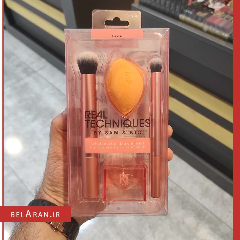 ست براش آلتیمیت بیس ریل تکنیک-خرید ست براش ریل تکنیک-محصولات ریل تکنیکز-خرید لوازم آرایش اورجینال-بلاران-index_belaranlux.com ست براش آلتیمیت بیس ریل تکنیک-خرید ست براش ریل تکنیک-محصولات ریل تکنیکز-خرید لوازم آرایش اورجینال-بلاران REAL TECHNIQUES Ultimate Base Set makeup brush Face Concealer Sponge 91574 belaran