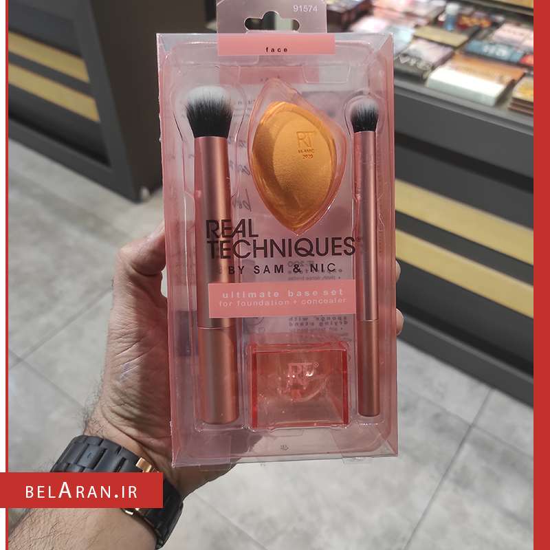 ست براش آلتیمیت بیس ریل تکنیک-خرید ست براش ریل تکنیک-محصولات ریل تکنیکز-خرید لوازم آرایش اورجینال-بلاران-index_belaranlux.com ست براش آلتیمیت بیس ریل تکنیک-خرید ست براش ریل تکنیک-محصولات ریل تکنیکز-خرید لوازم آرایش اورجینال-بلاران REAL TECHNIQUES Ultimate Base Set makeup brush Face Concealer Sponge 91574 belaran