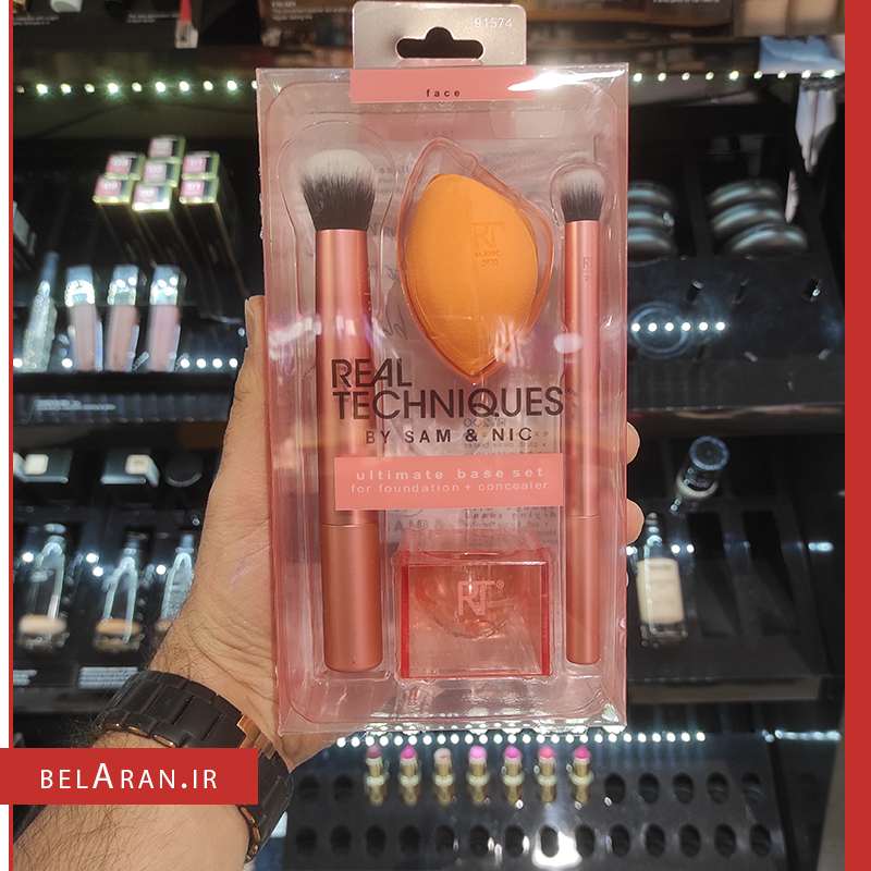 ست براش آلتیمیت بیس ریل تکنیک-خرید ست براش ریل تکنیک-محصولات ریل تکنیکز-خرید لوازم آرایش اورجینال-بلاران-index_belaranlux.com ست براش آلتیمیت بیس ریل تکنیک-خرید ست براش ریل تکنیک-محصولات ریل تکنیکز-خرید لوازم آرایش اورجینال-بلاران REAL TECHNIQUES Ultimate Base Set makeup brush Face Concealer Sponge 91574 belaran