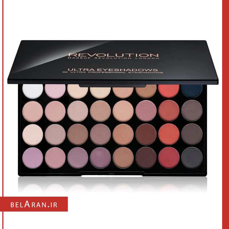 پالت سایه فلاولس مات رولوشن-خرید پالت سایه رولوشن-محصولات رولوشن-خرید لوازم آرایش اورجینال-بلاران-index_belaranlux.com پالت سایه فلاولس مات رولوشن-خرید پالت سایه رولوشن-محصولات رولوشن-خرید لوازم آرایش اورجینال-بلاران Makeup Revolution Ultra Eyeshadows Palette 32 Eyeshadow Flawless Matte 2 belaran