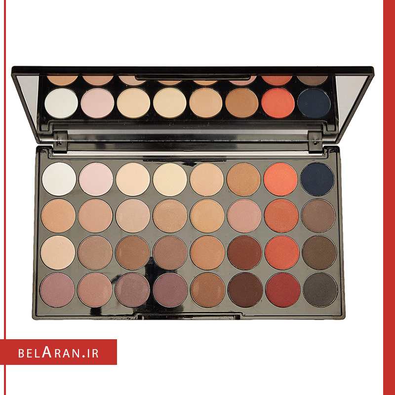 پالت سایه فلاولس مات رولوشن-خرید پالت سایه رولوشن-محصولات رولوشن-خرید لوازم آرایش اورجینال-بلاران-index_belaranlux.com پالت سایه فلاولس مات رولوشن-خرید پالت سایه رولوشن-محصولات رولوشن-خرید لوازم آرایش اورجینال-بلاران Makeup Revolution Ultra Eyeshadows Palette 32 Eyeshadow Flawless Matte 2 belaran