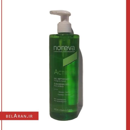 ژل شستشو صورت و بدن نوروا اکتی پور-خرید ژل شستشو نوروا اکتی پور-محصولات نوروا-خرید لوازم آرایش اورجینال-بلاران Noreva Actipur Gel Nettoyant visage corps Cleansing Gel face body belaran