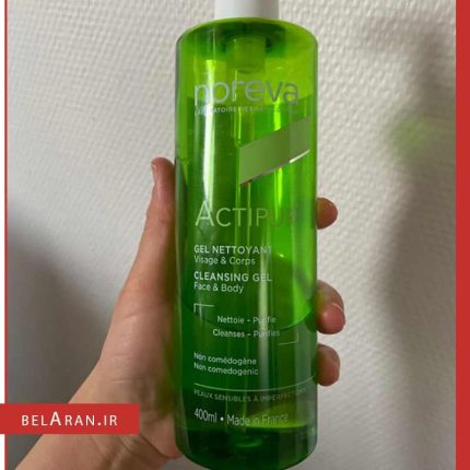 ژل شستشو صورت و بدن نوروا اکتی پور-خرید ژل شستشو نوروا اکتی پور-محصولات نوروا-خرید لوازم آرایش اورجینال-بلاران Noreva Actipur Gel Nettoyant visage corps Cleansing Gel face body belaran