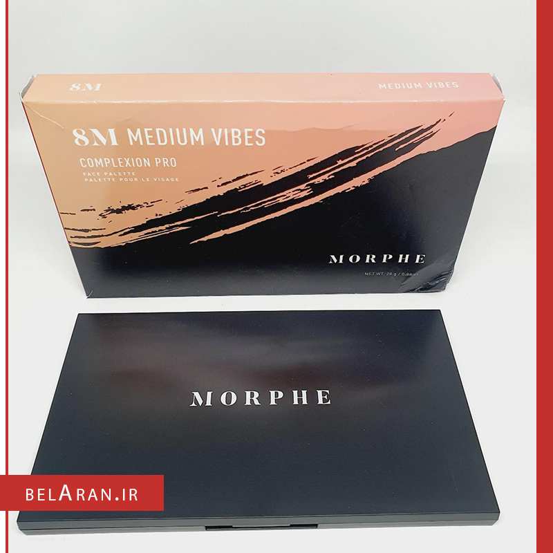 پالت صورت مورف 8M Vibes-خرید پالت آرایش صورت مورف-محصولات مورف-خرید لوازم آرایش اورجینال-بلاران-index_belaranlux.com پالت صورت مورف-خرید پالت آرایش صورت مورف-محصولات مورف-خرید لوازم آرایش اورجینال-بلاران Morphe 8M Medium Vibes Complexion Pro Face Blush, Bronzer & Highlighter Palette belaran