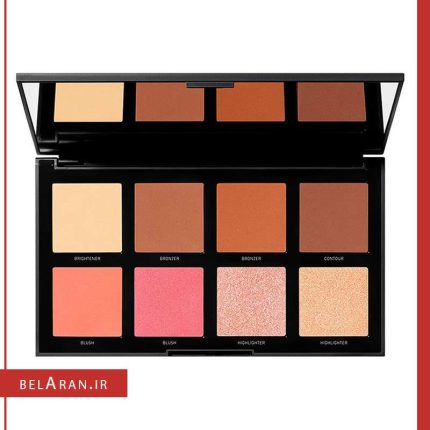 پالت صورت مورف-خرید پالت آرایش صورت مورف-محصولات مورف-خرید لوازم آرایش اورجینال-بلاران Morphe 8M Medium Vibes Complexion Pro Face Blush, Bronzer & Highlighter Palette belaran