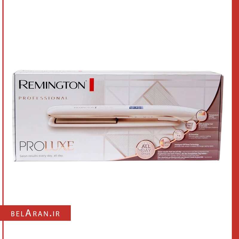 اتو مو رمینگتون مدل S9100 پرولوکس-خرید اتو مو رمینگتون-محصولات رمینگتون-خرید لوازم آرایش اورجینال-بلاران-index_belaranlux.com اتو مو پرولوکس رمینگتون مدل S9100 -خرید اتو مو رمینگتون-محصولات رمینگتون-خرید لوازم آرایش اورجینال-بلاران Remington Proluxe Hair Straightener Rose Gold S9100 Belaran