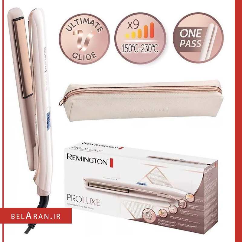 اتو مو رمینگتون مدل S9100 پرولوکس-خرید اتو مو رمینگتون-محصولات رمینگتون-خرید لوازم آرایش اورجینال-بلاران-index_belaranlux.com اتو مو پرولوکس رمینگتون مدل S9100 -خرید اتو مو رمینگتون-محصولات رمینگتون-خرید لوازم آرایش اورجینال-بلاران Remington Proluxe Hair Straightener Rose Gold S9100 Belaran