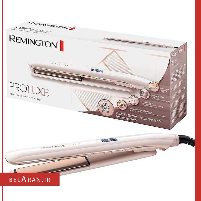 اتو مو رمینگتون مدل S9100 پرولوکس-خرید اتو مو رمینگتون-محصولات رمینگتون-خرید لوازم آرایش اورجینال-بلاران-index_belaranlux.com اتو مو پرولوکس رمینگتون مدل S9100 -خرید اتو مو رمینگتون-محصولات رمینگتون-خرید لوازم آرایش اورجینال-بلاران Remington Proluxe Hair Straightener Rose Gold S9100 Belaran