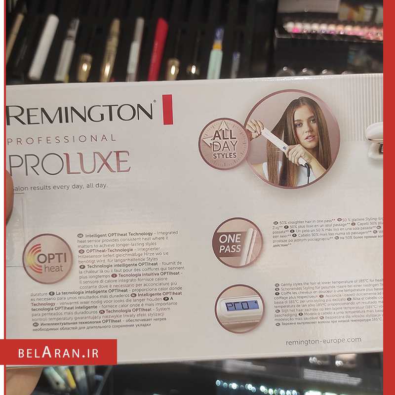 اتو مو رمینگتون مدل S9100 پرولوکس-خرید اتو مو رمینگتون-محصولات رمینگتون-خرید لوازم آرایش اورجینال-بلاران-index_belaranlux.com اتو مو پرولوکس رمینگتون مدل S9100 -خرید اتو مو رمینگتون-محصولات رمینگتون-خرید لوازم آرایش اورجینال-بلاران Remington Proluxe Hair Straightener Rose Gold S9100 Belaran