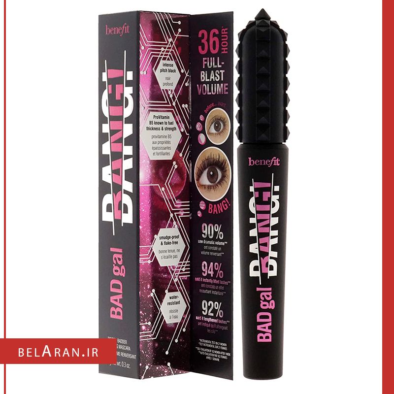 ریمل بدگال بنگ بنفیت فول سایز-خرید ریمل بنفیت بدگال بنگ-محصولات بنفیت-خرید لوازم آرایش اورجینال-بلاران-index_belaranlux.com ریمل بدگال بنگ بنفیت فول سایز-خرید ریمل بنفیت بدگال بنگ-محصولات بنفیت-خرید لوازم آرایش اورجینال-بلاران Benefit BADgal Bang 36 Hour Full Blast Volumizing Mascara Black Belaran