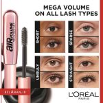 ریمل مگا ایرولوم لورال-خرید ریمل مگا ایر ولوم لورال-محصولات لورال-خرید لوازم آرایش اورجینال-بلاران Loreal Paris Makeup Air Volume Mega Mascara belaran