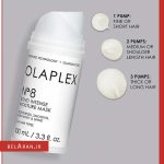 ماسک مو شماره 8 اولا پلکس-خرید ماسک مو اولاپلکس-محصولات اولاپلکس-خرید لوازم آرایش اورجینال-بلاران Olaplex No. 8 Bond Intense Moisture Mask 100ml belaran