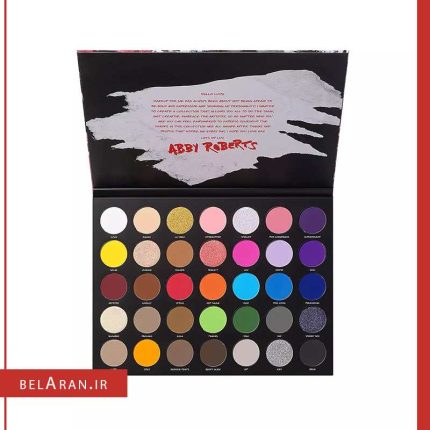 پالت سایه مورف ایکس ابی رابرتز-خرید پالتسایه مورفی-خرید محصولات مورف-خرید لوازم آرایش اورجینال-بلاران FoMorphe X Abby Roberts 35-Pan Artistry Eyeshadow Palette belaran