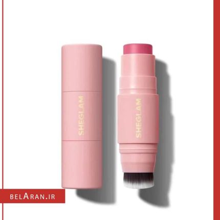 رژگونه استیکی شیگلم رنگ میدنایت هور-خرید رژگونه شیگلم-خرید لوازم آرایش اورجینال-بلاران SHEGLAM Glowin' Up Skin Stick Midnight Hour belaran