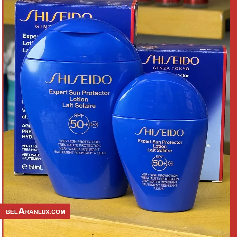 لوسیون ضدآفتاب صورت و بدن شیسیدو- Shiseido Expert Sun Protector Lotion Lait Solaire-لوازم آرایش لوکس-لوازم آرایش اورجینال-بلاران