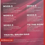 ست براش ربلیوس مورف-Morphe Rebellious 6-Piece Travel Brush & Tool Set-لوازم آرایش لوکس-محصولات مورف-لوازم آرایش اورجینال-بلاران